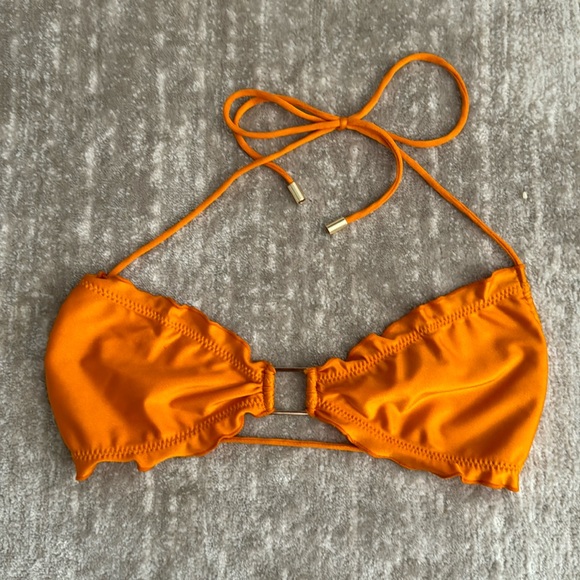 CANALUZ SWIM Playa Bandeau Top in Mango - Picture 2 of 3